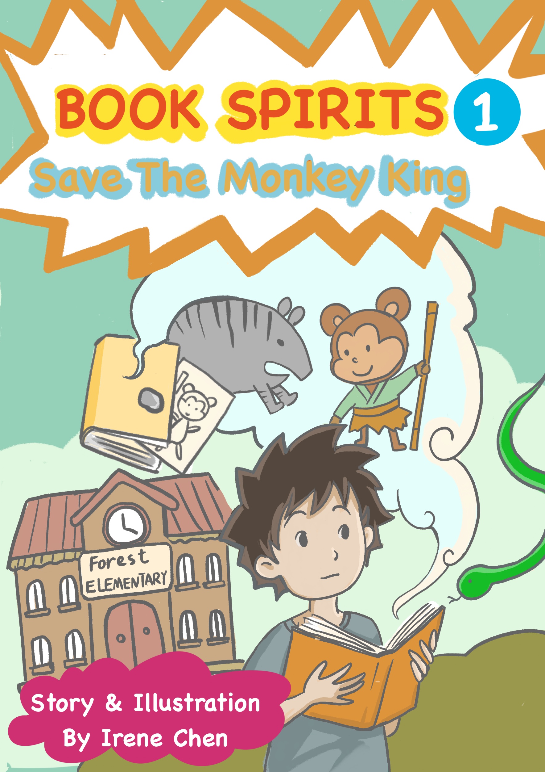 Book Spirits 1: Save the Monkey King cover